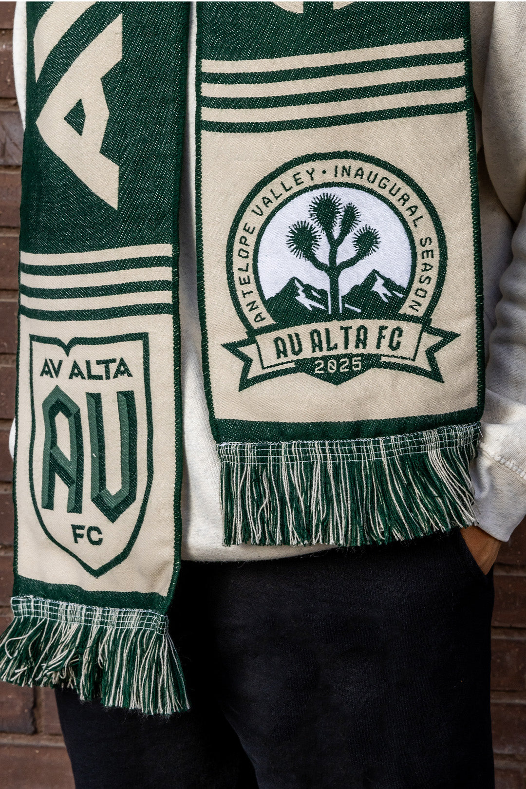 2025 Inaugural Season Woven Scarf – AV ALTA FC