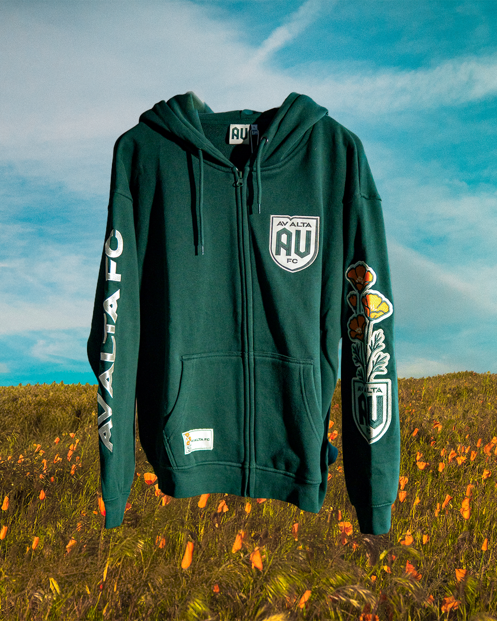 Poppy Full-Zip Hoodie